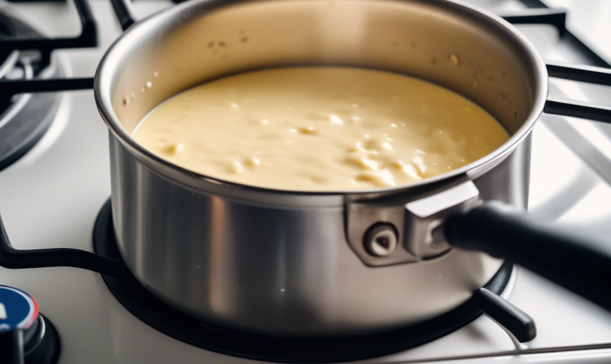 Comment faire une sauce fromagère ?
